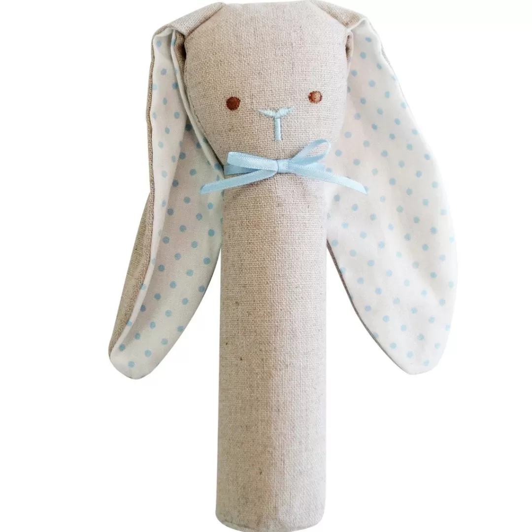 Alimrose Bunny Rattle And Squeaker<minnow Fashion