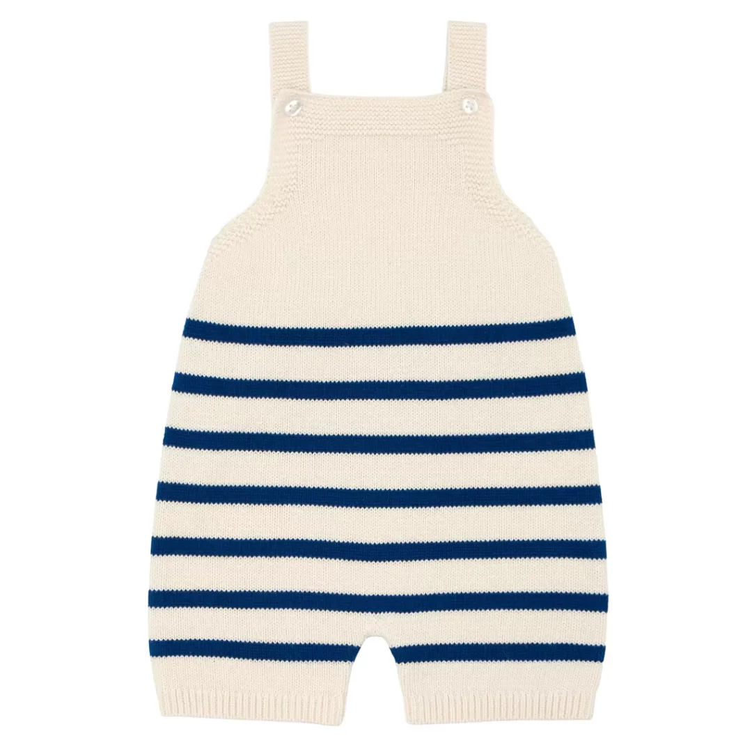 Baby Breton Stripe Overall<minnow Cheap