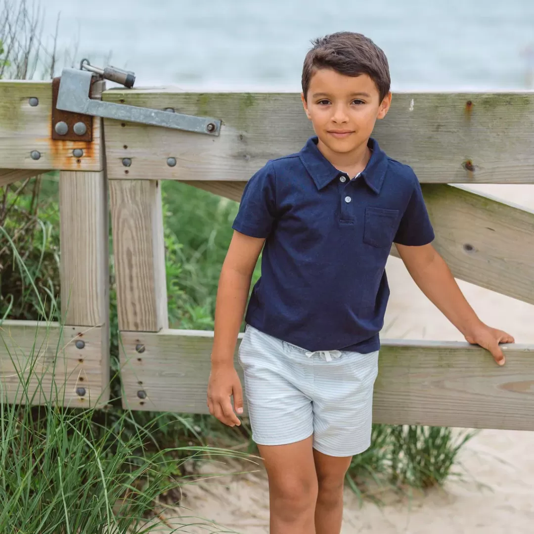 Boys Cotton Polo<minnow Cheap