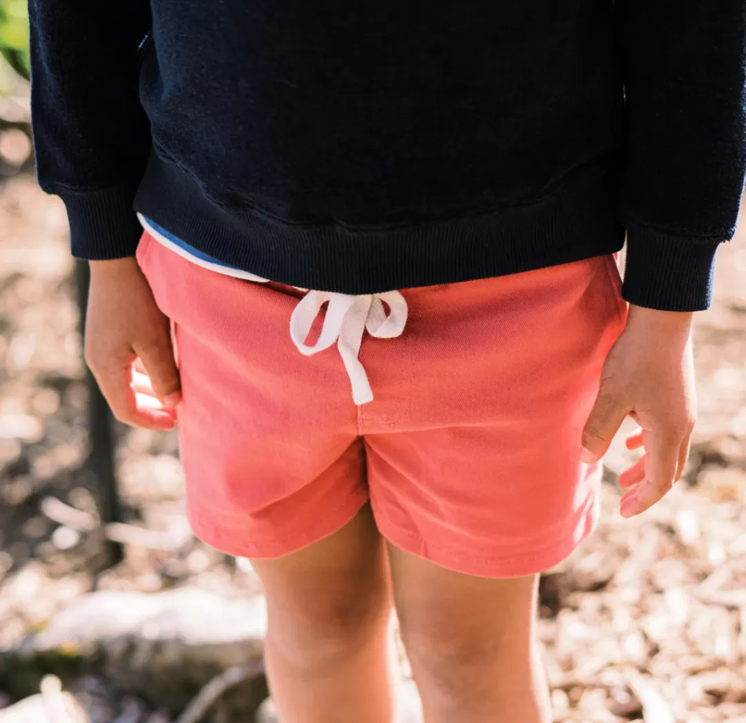 Boys Dusty Red Camp Short<minnow Sale