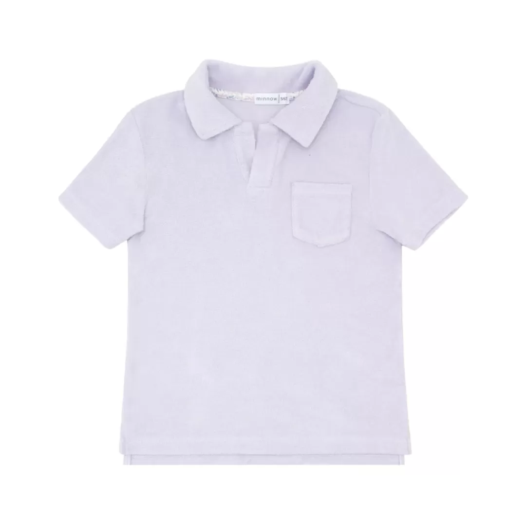 Boys French Terry Polo Shirt<minnow Flash Sale