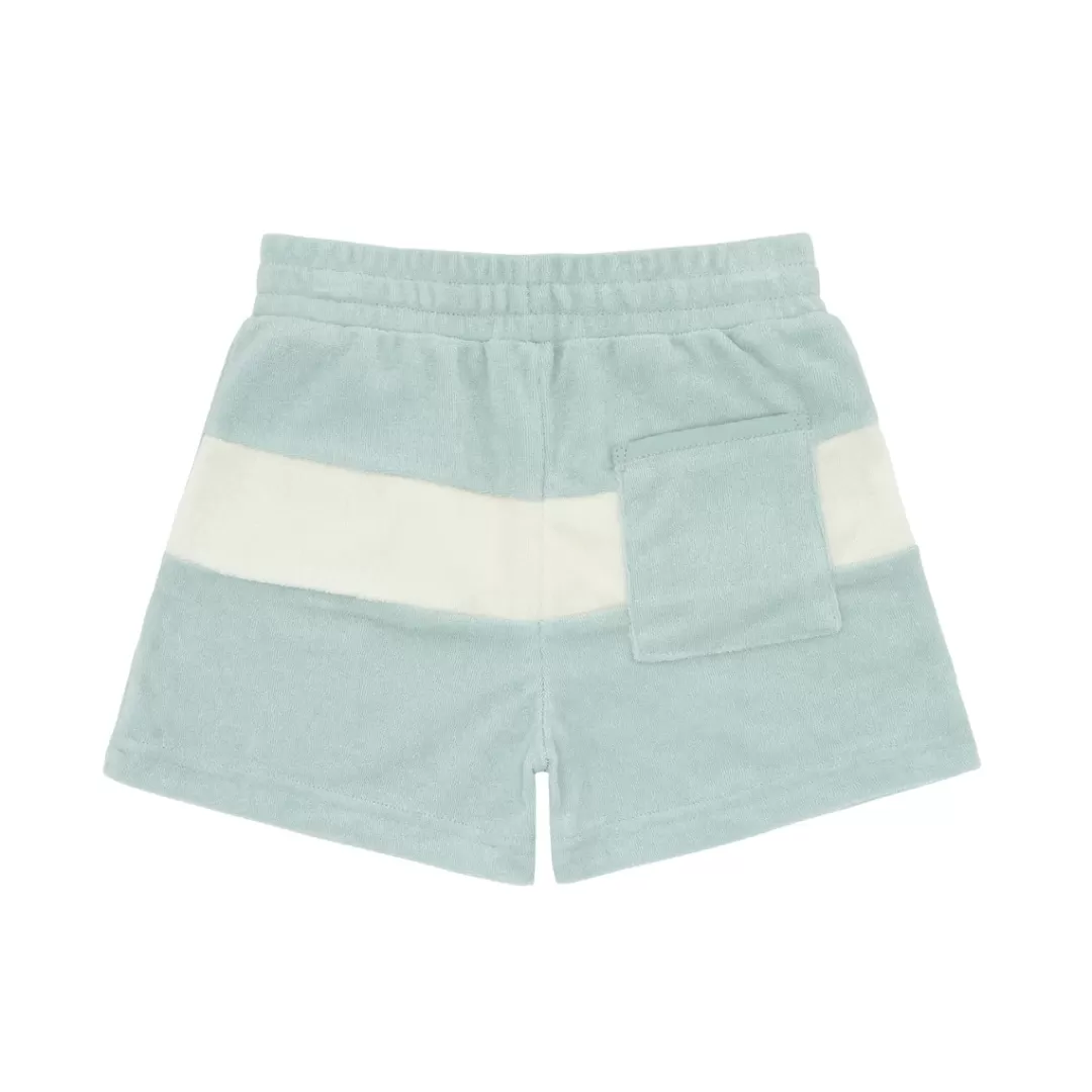 Boys Sage Colorblock Terry Short | Swim<minnow Clearance