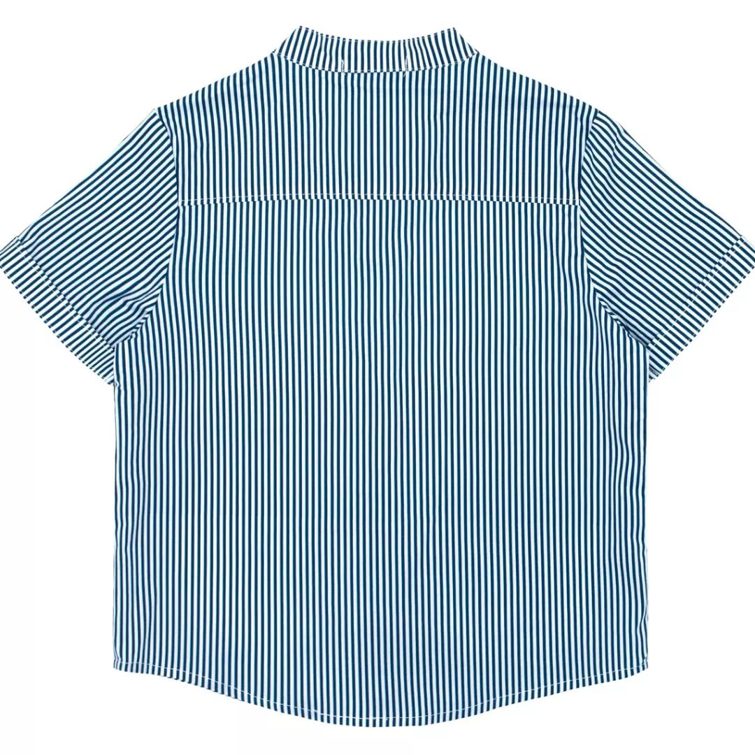 Boys Short Sleeve Button Down Shirt<minnow Discount