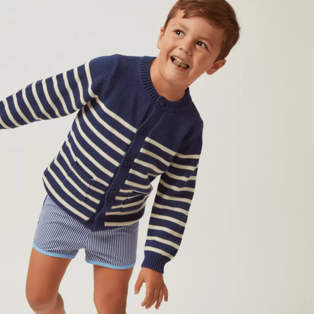 Boys Stripe Boardie | Swim<minnow Hot