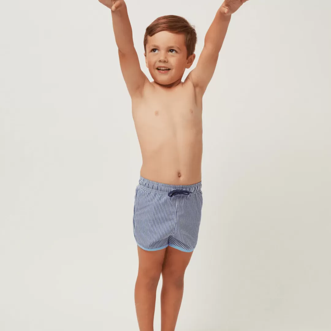 Boys Stripe Boardie | Swim<minnow Hot