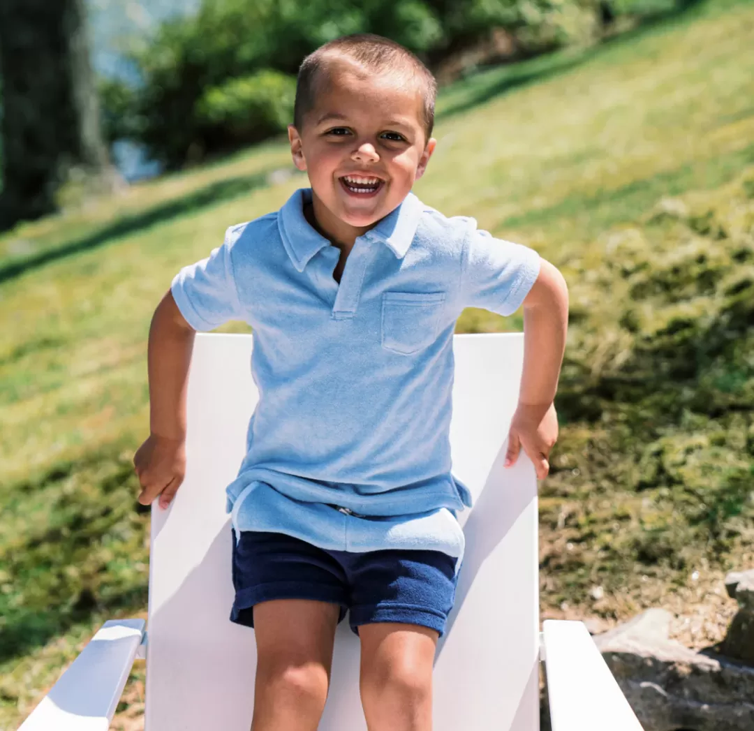 Boys Terry Polo | Swim<minnow Flash Sale