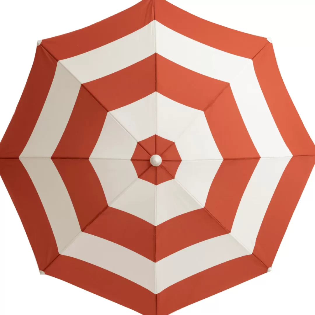 Business & Pleasure Holiday Beach Umbrella, Capri Stripe<minnow Outlet