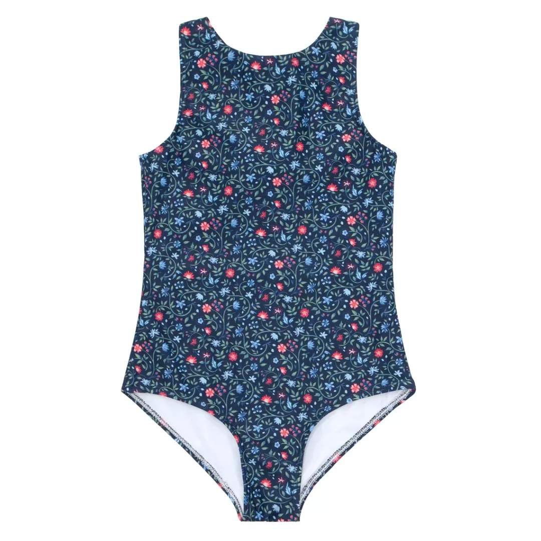 Girls Double Bow One Piece<minnow Online