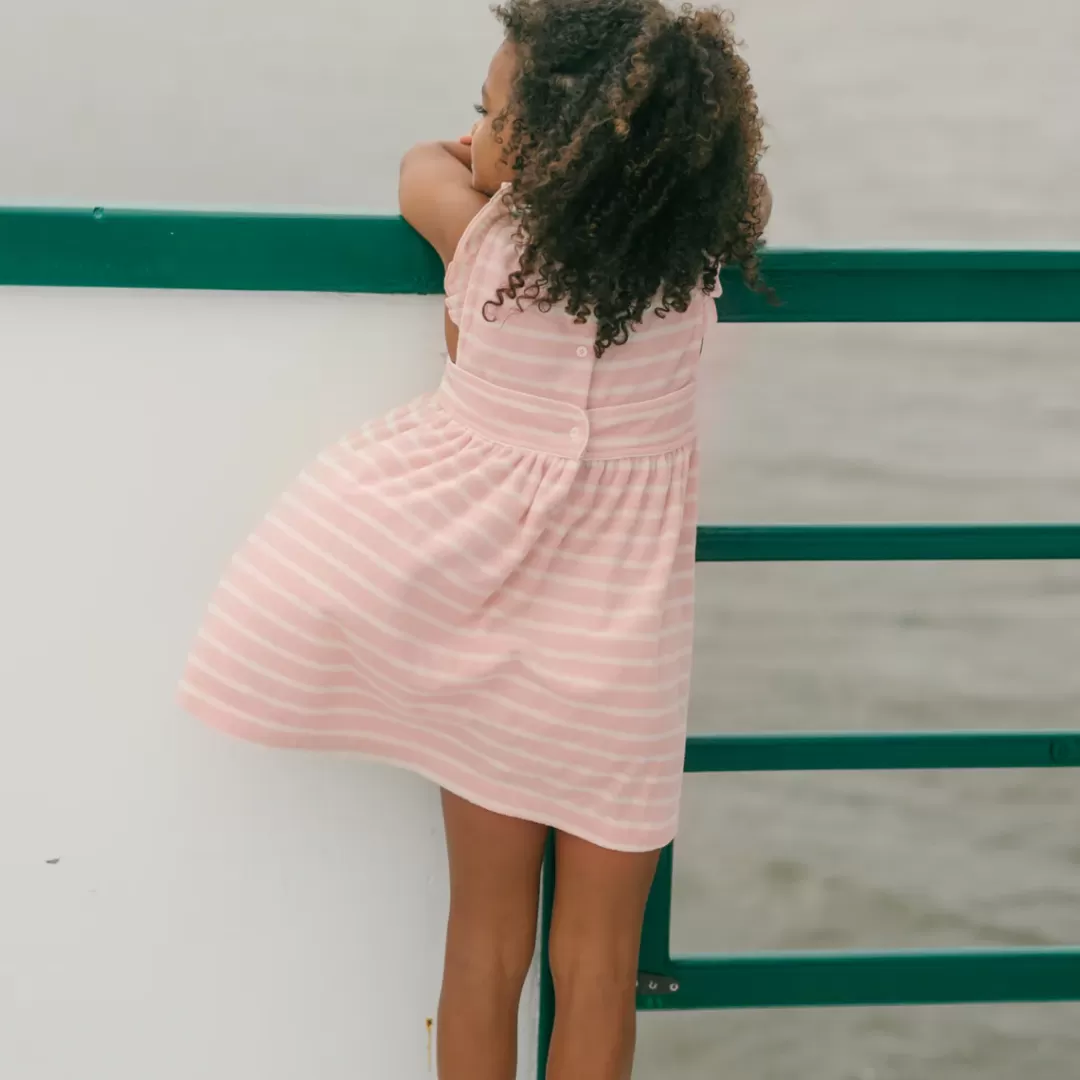 Girls French Terry Pinafore Dress | Swim<minnow Clearance