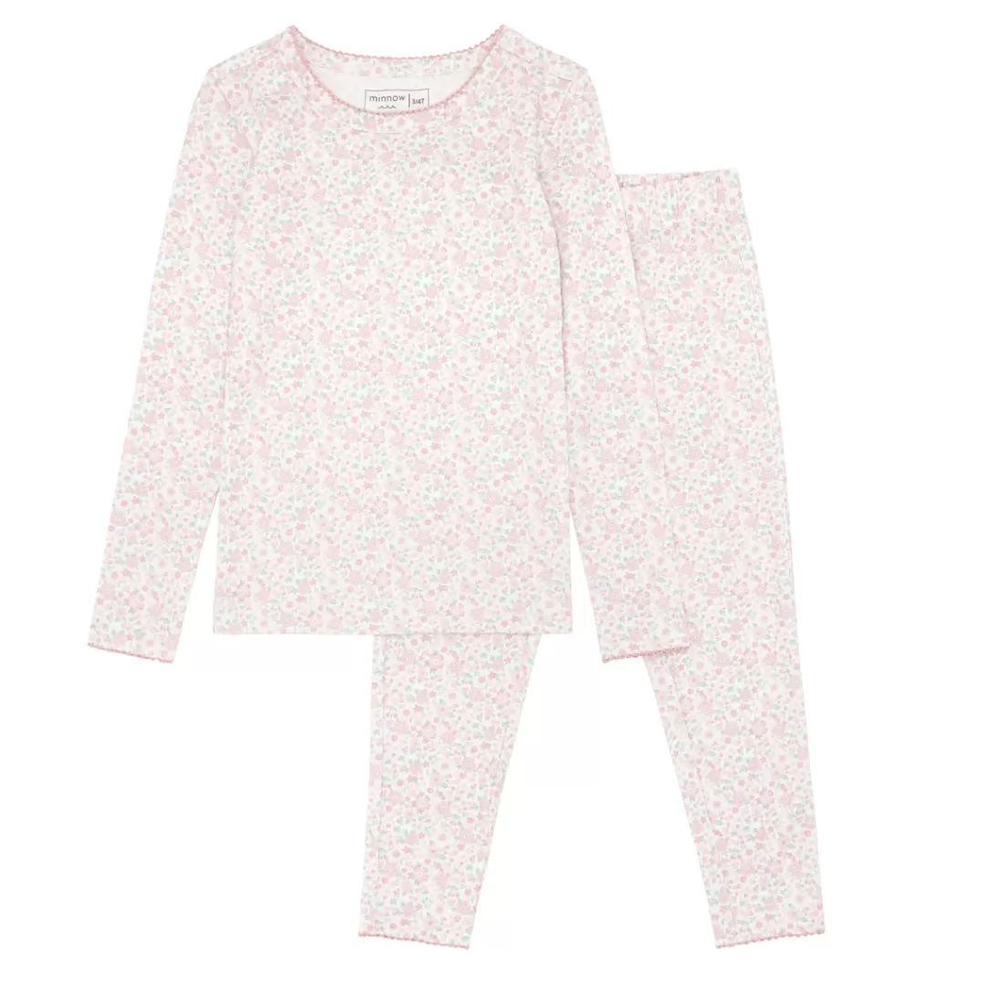 Girls Pima Pajama Set<minnow Sale