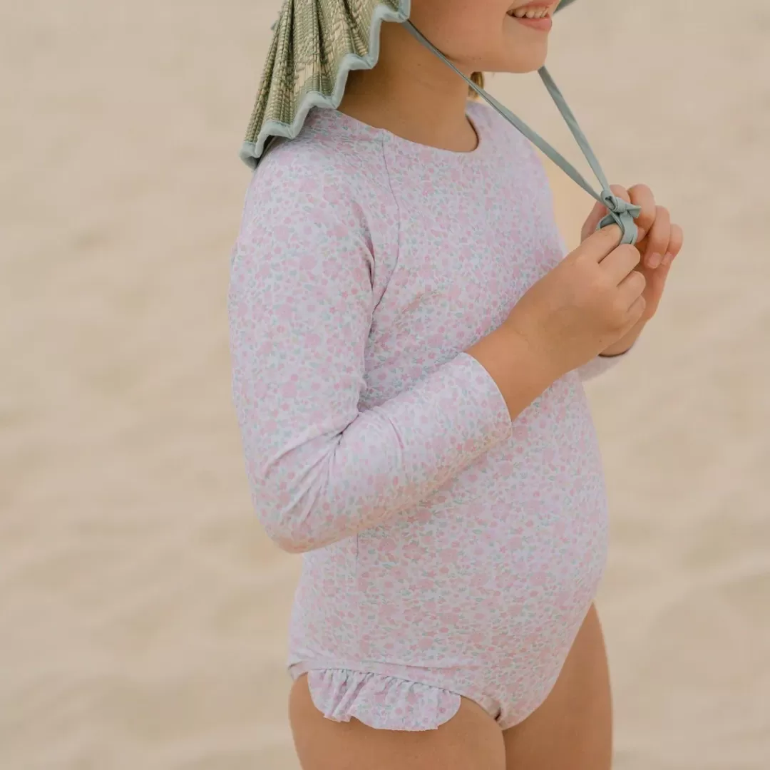 Girls Rashguard One Piece<minnow Online