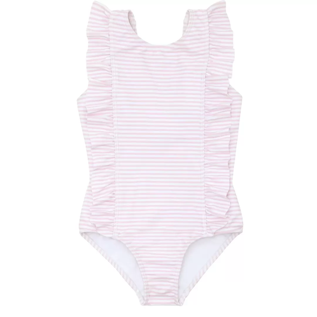 Girls Ruffle One Piece<minnow Shop