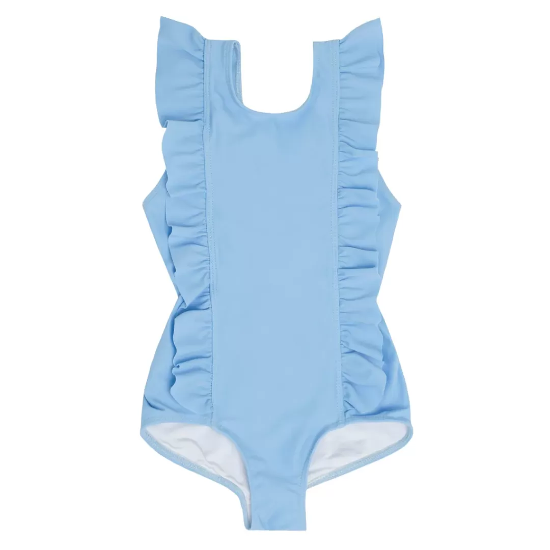 Girls Ruffle One Piece<minnow Fashion