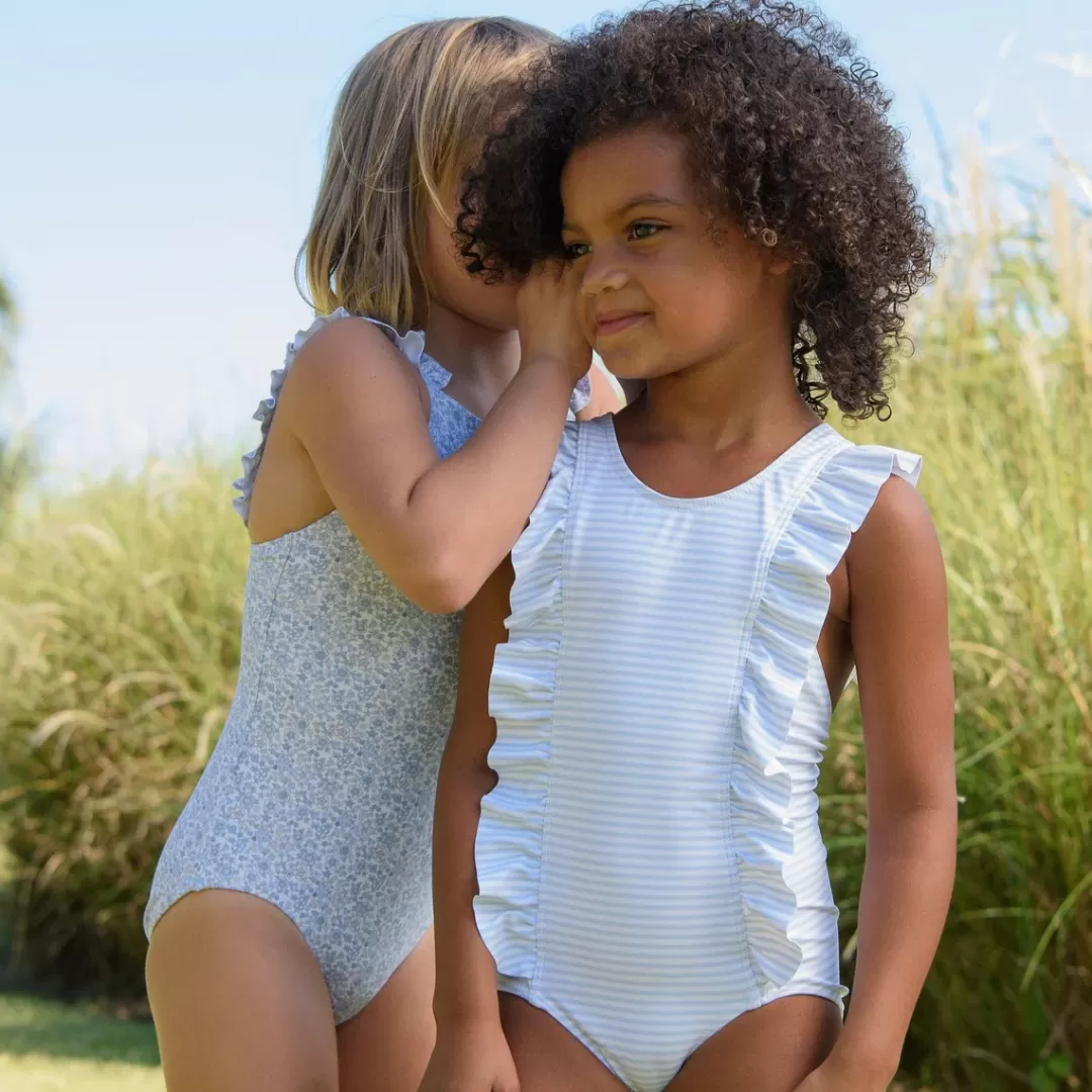 Girls Ruffle One Piece<minnow Cheap