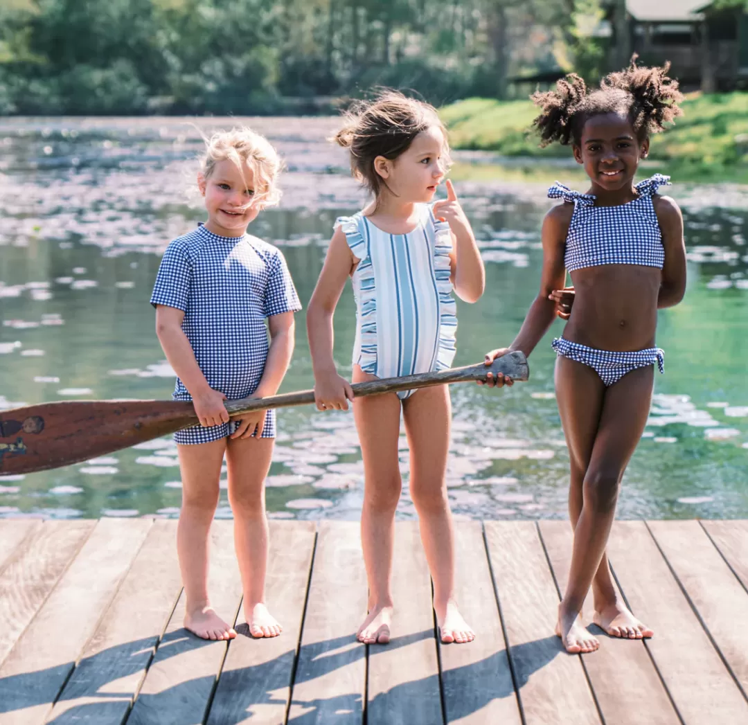 Girls Ruffle One Piece | Swim<minnow Discount