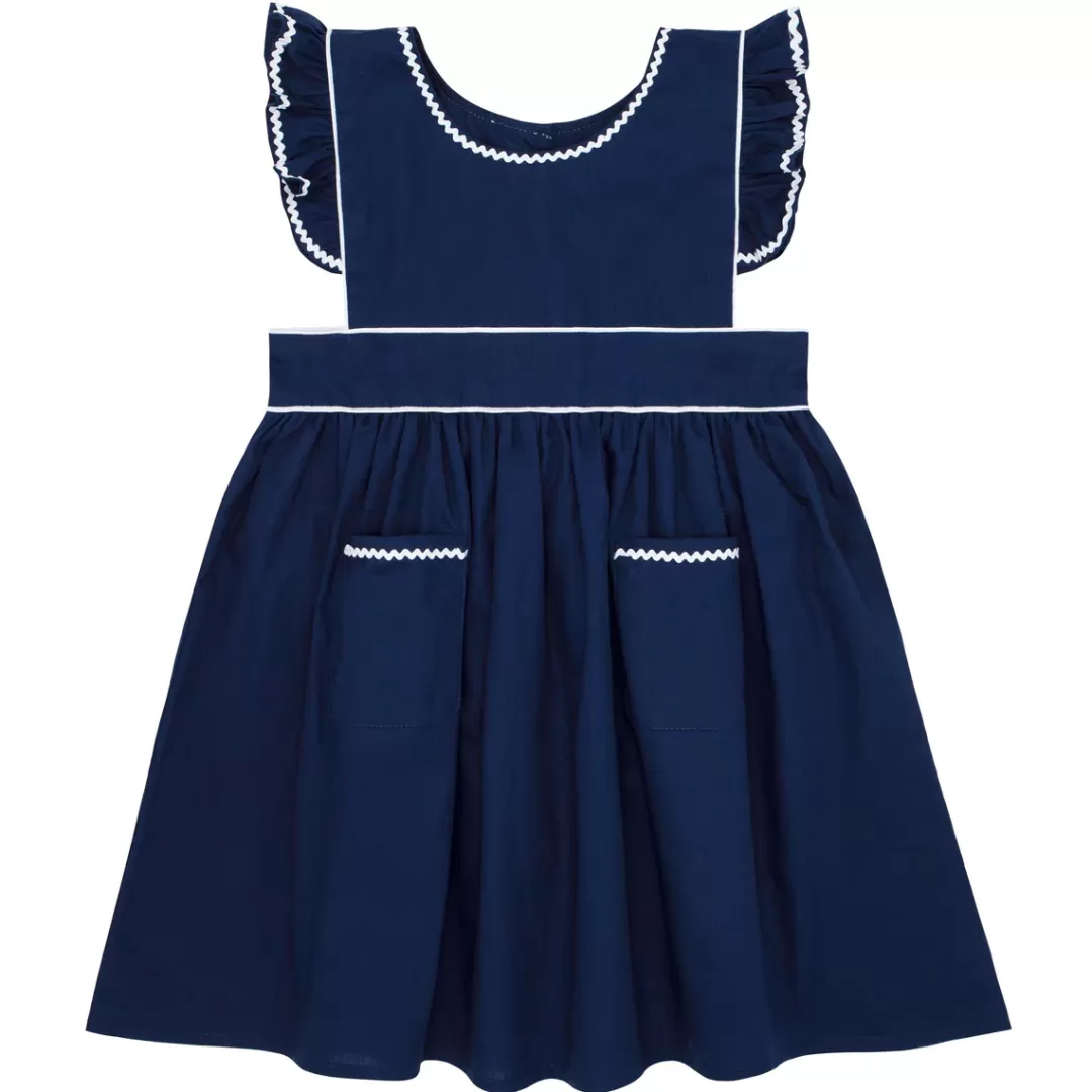 Girls Ruffle Sleeve Dress<minnow Flash Sale