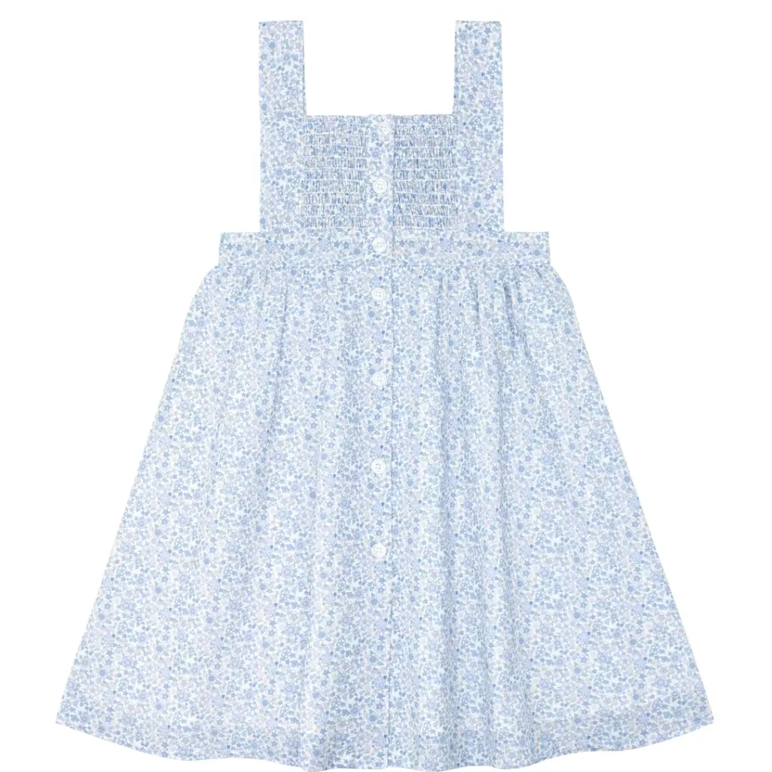 Girls Smocked Bib Dress<minnow Best