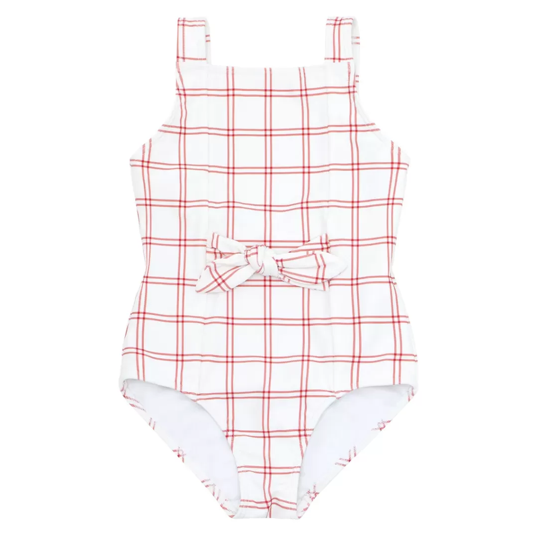 Girls Tie Front One Piece<minnow Sale