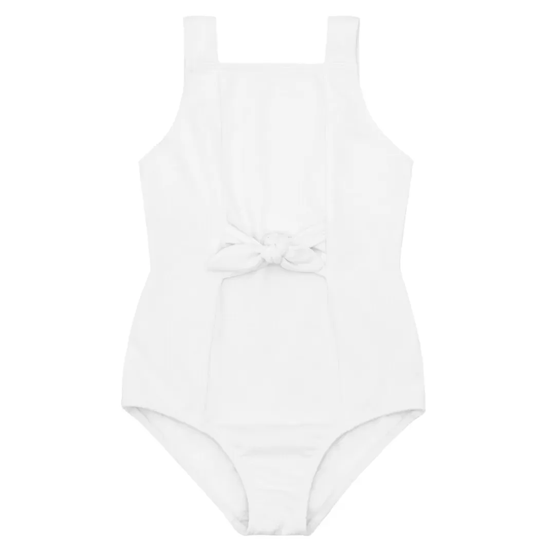 Girls Tie Front One Piece<minnow Shop