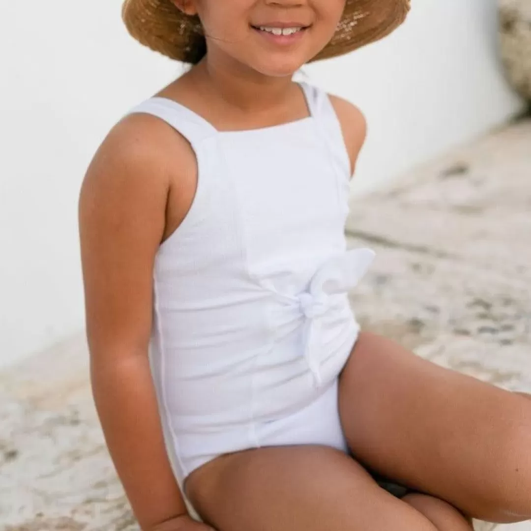 Girls Tie Front One Piece<minnow Shop