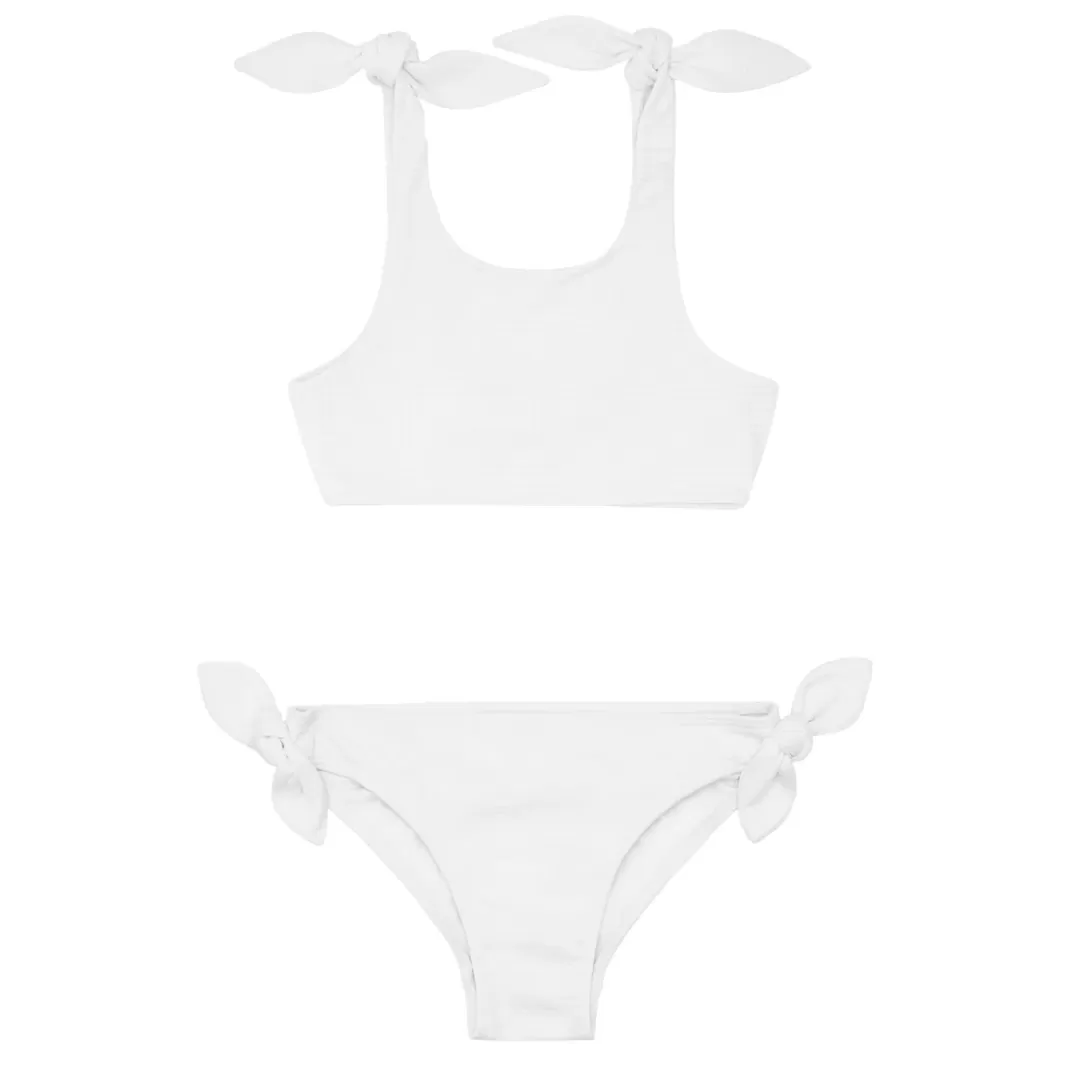 Girls Tie Knot Bikini | Swim<minnow Store