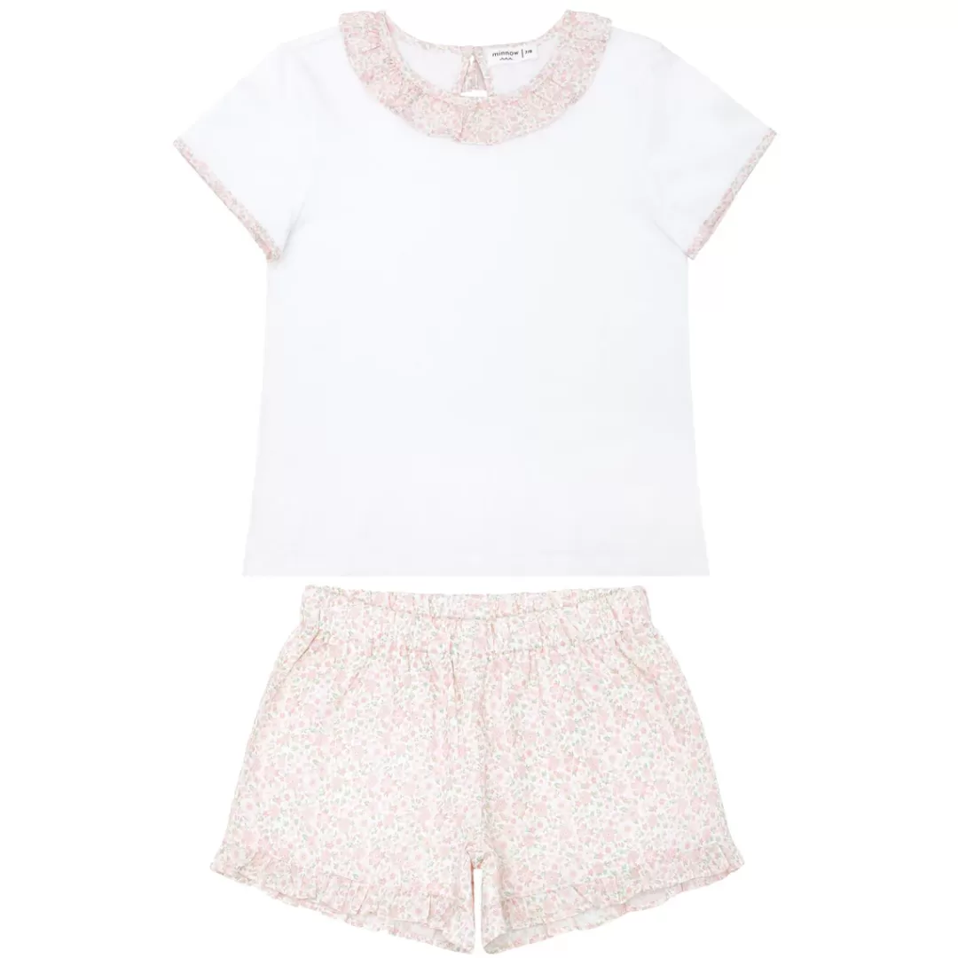 Girls T-Shirt And Short Set<minnow Flash Sale