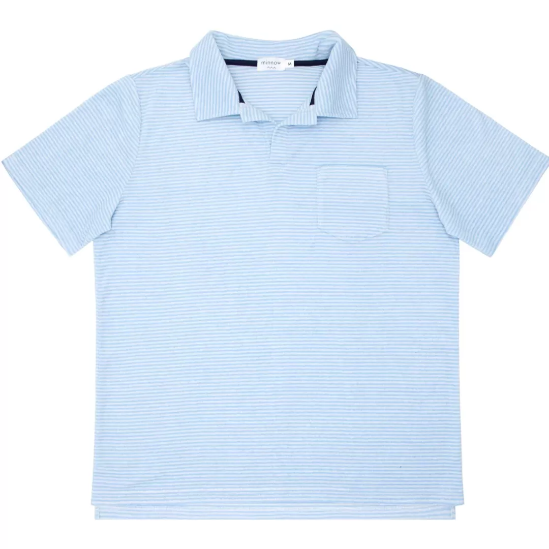 Men's French Terry Polo<minnow Store