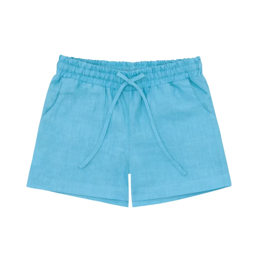 X Fanm Mon Boy's Linen Short<minnow Flash Sale