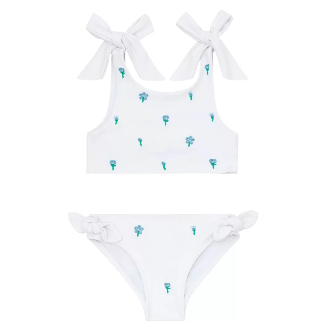 X Fanm Mon Girl's Tie Knot Bikini<minnow Flash Sale