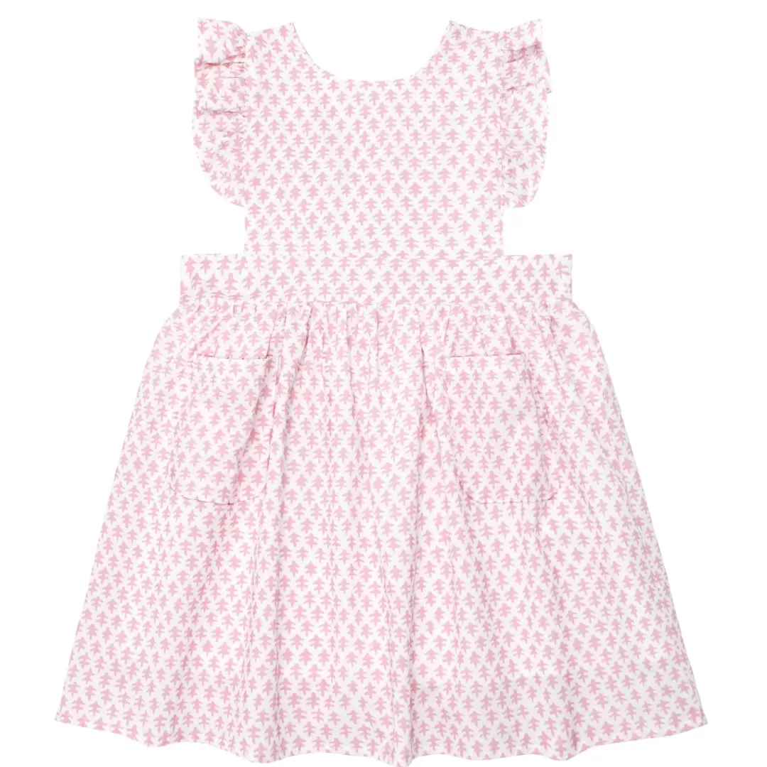 X Sister Parish Girls Pinafore Dress<minnow Flash Sale