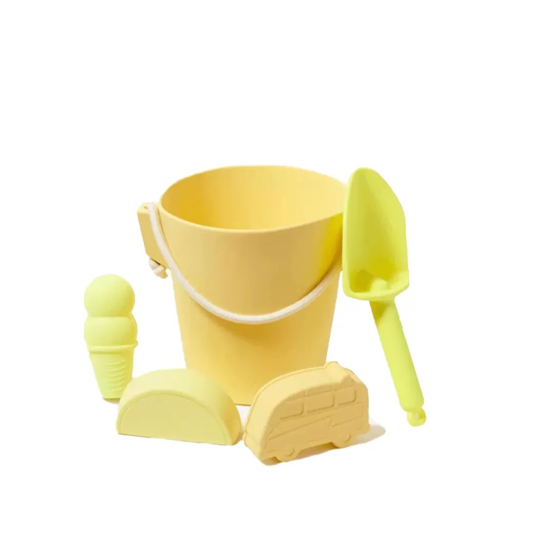 Sunnylife Citrus Silicone Bucket Sand Toy Set<minnow Shop