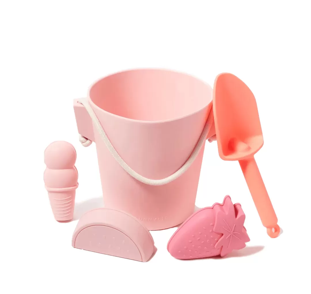 Sunnylife Pink Silicone Bucket Sand Toy Set<minnow Discount