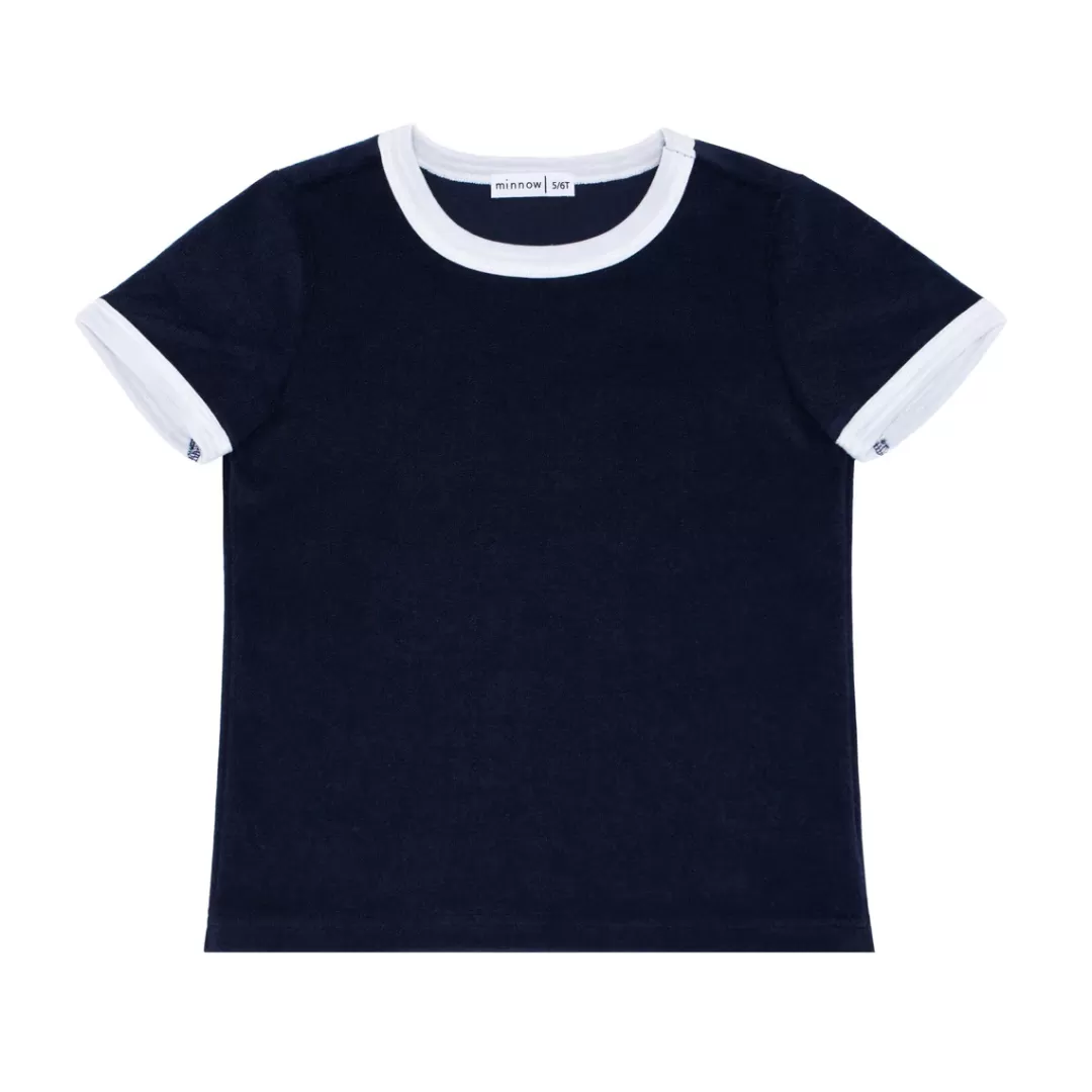 Unisex French Terry Camp Tee<minnow Clearance