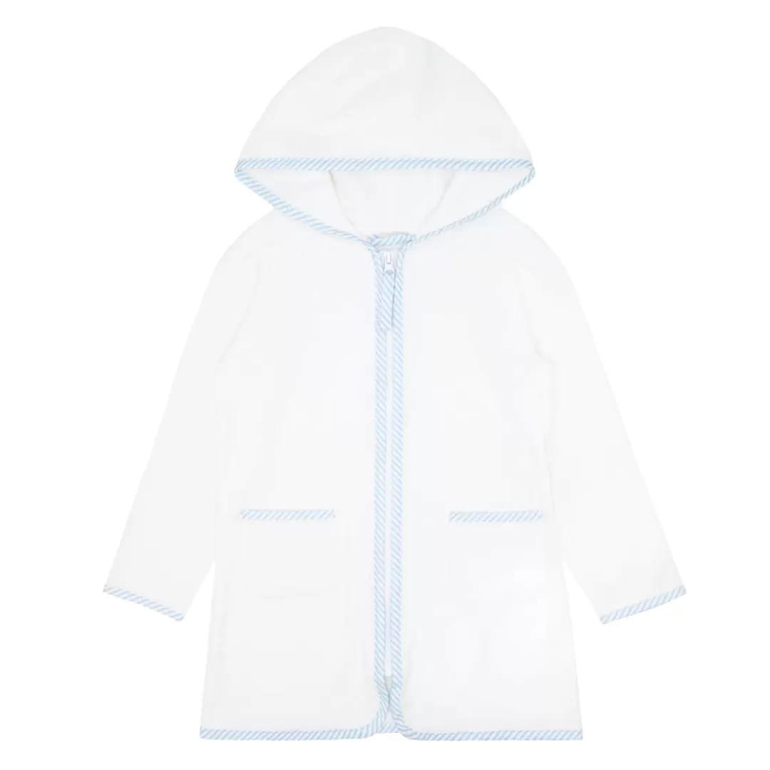 Unisex French Terry Hooded Zipper Coverup | Swim<minnow New