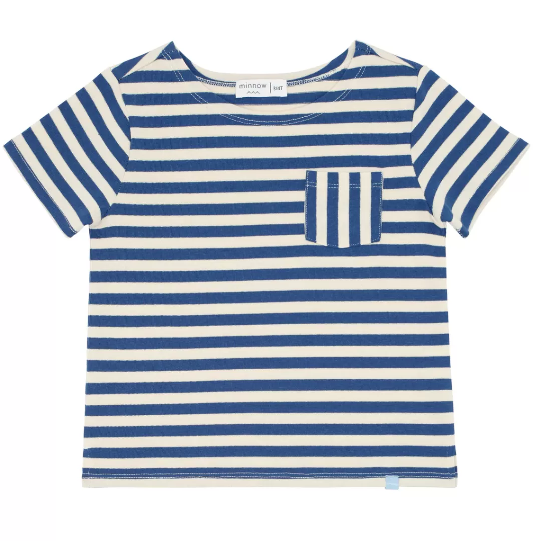 Unisex Stripe Short Sleeve Boatneck Tee | Swim<minnow Cheap