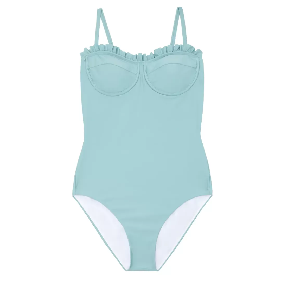 Women's Ruffle Edge One Piece<minnow Clearance