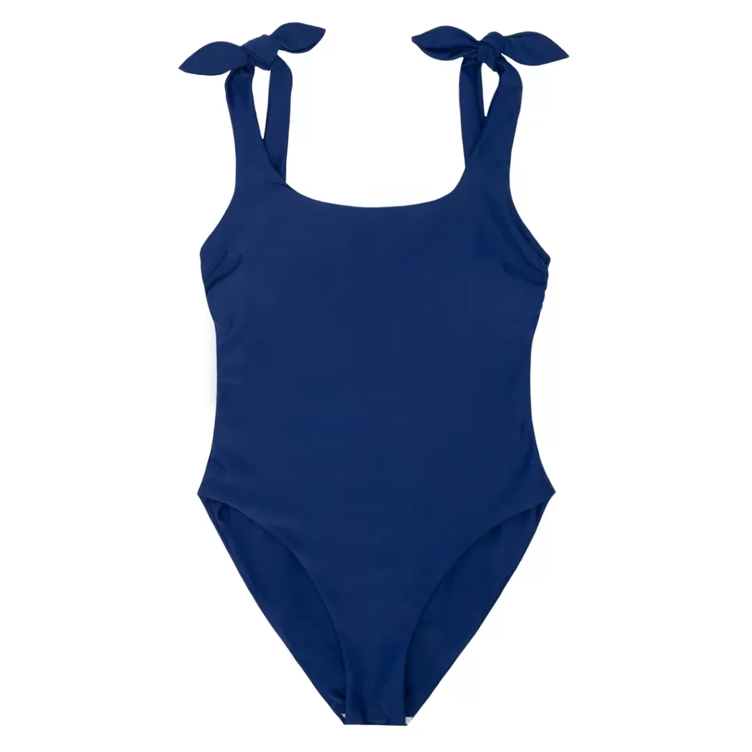 Women's Tie Knot One Piece<minnow Hot